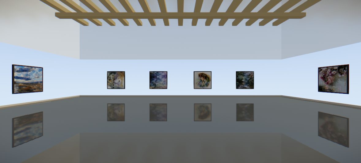 蔵 ── kura の展示室を 3D から書き出した静止画