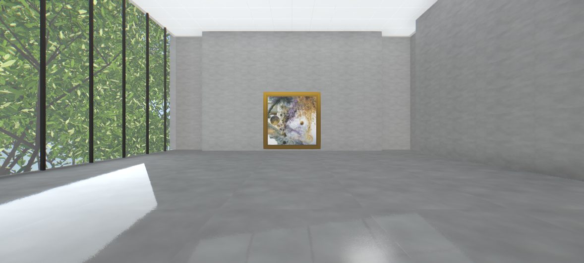 余白 ── 4F の展示室を 3D から書き出した静止画