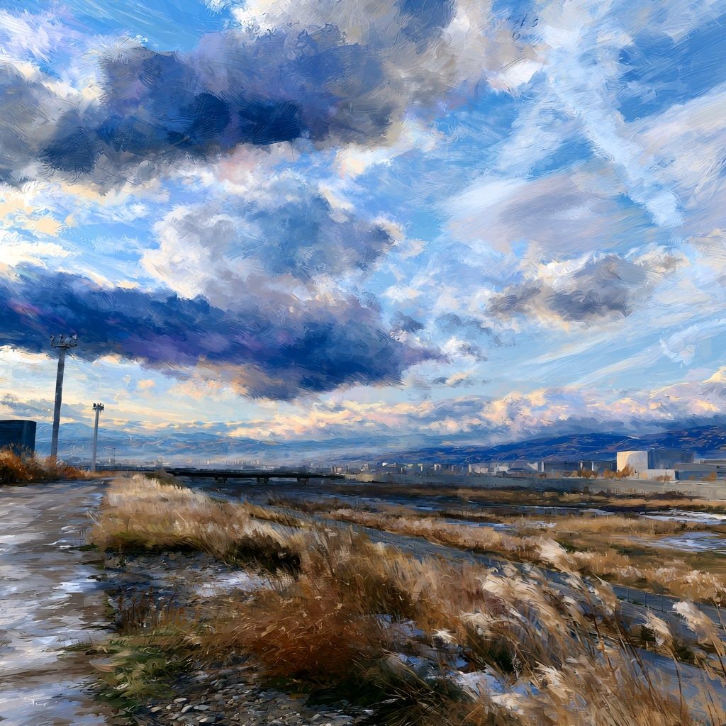 雨の前